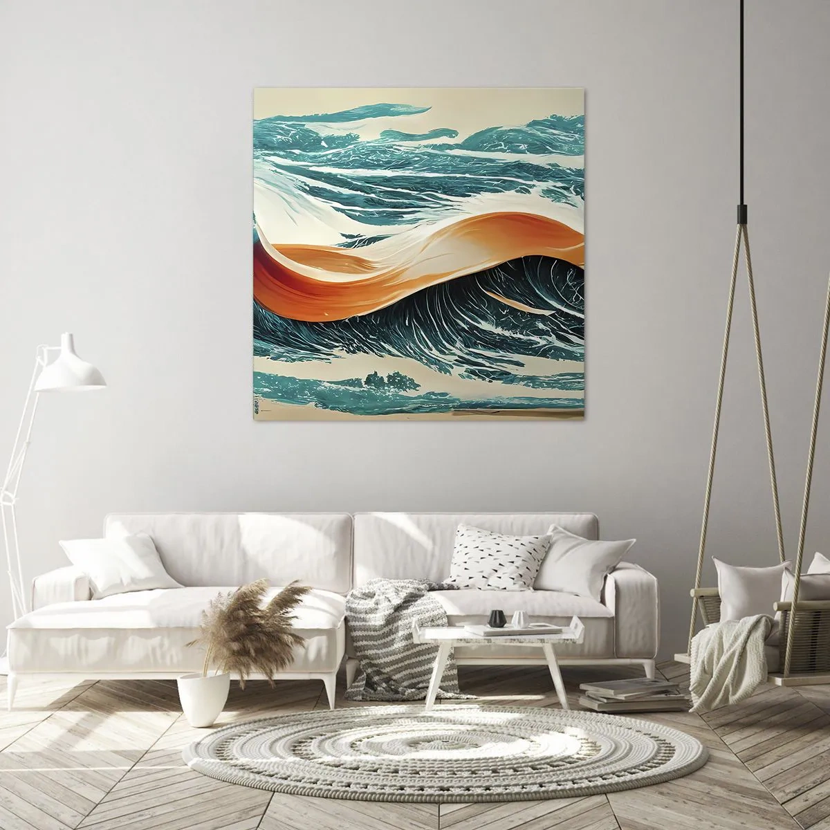 Canvas picture - Surfer's Dream - 30x30 cm
