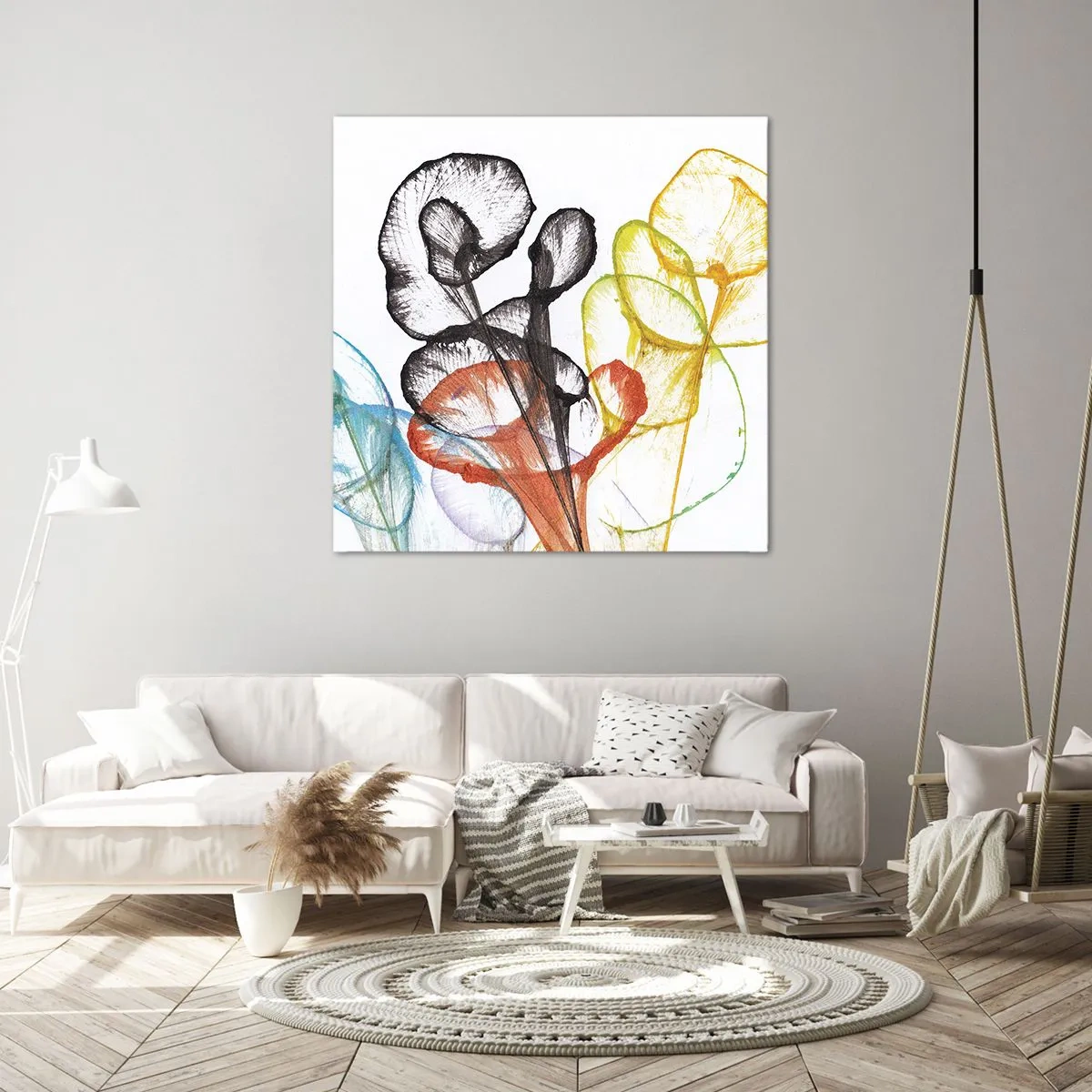 Canvas picture - Flowers with a Soul - 50x50 cm