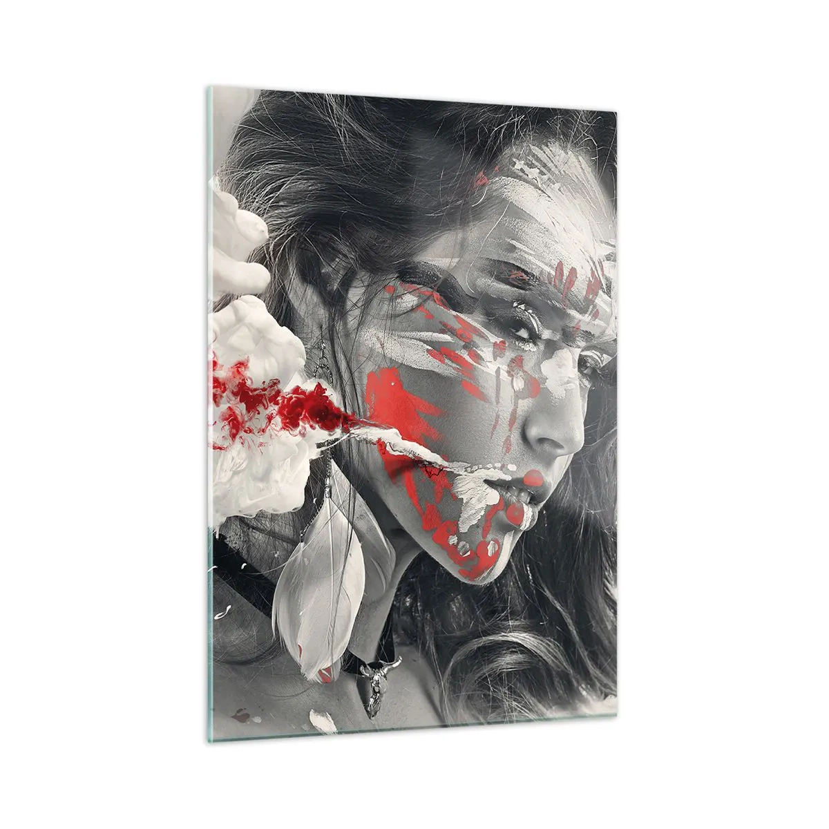 Glass picture - Smoke of Absurdity - 50x70 cm