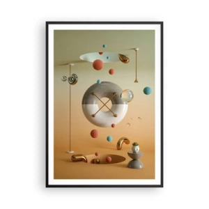 Poster in black frame - Anything Can Happen - 70x100 cm