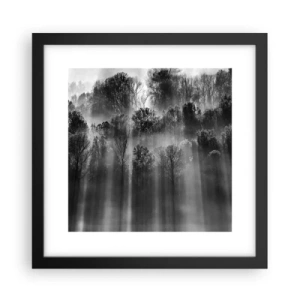 Poster in black frame - In the Streams of Light - 30x30 cm