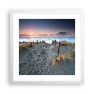 Poster in white frmae - You Have Spilled a Rainbow of Sparkles… - 40x40 cm