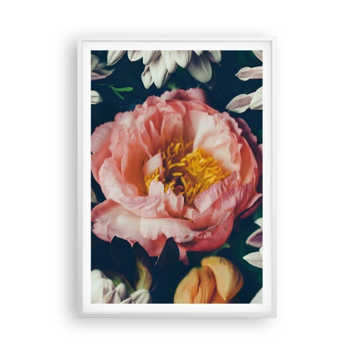 Poster in white frmae - In Baroque Style - 70x100 cm