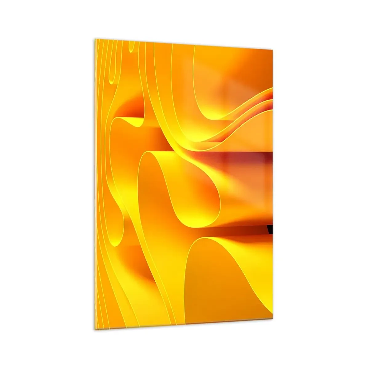Glass picture - Like Waves of the Sun - 70x100 cm