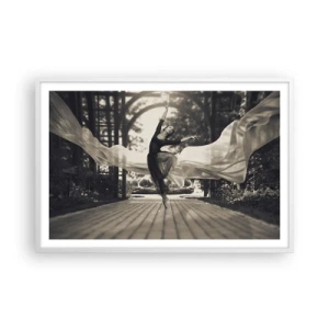 Poster in white frmae - Dance of the Garden Spirit - 91x61 cm