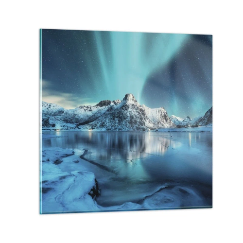 Glass picture - The Night of Light - 70x70 cm