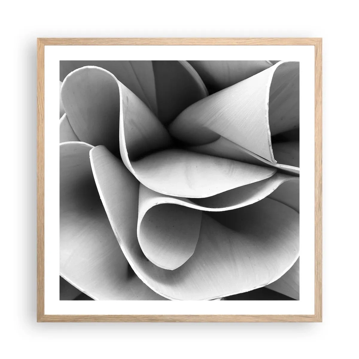 Poster in light oak frame - It Is Happening in Space - 60x60 cm