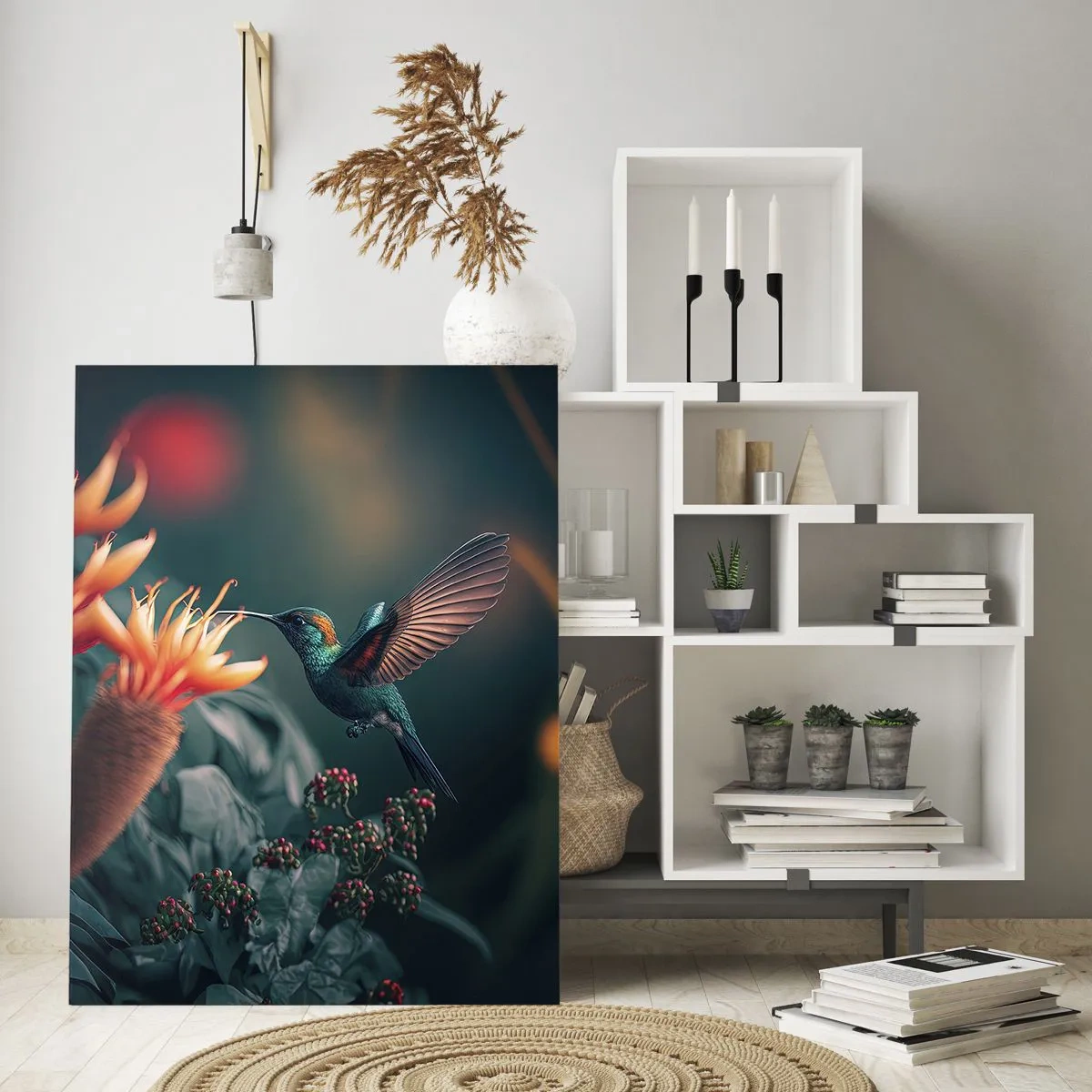 Glass picture - Really Colourful Life - 80x120 cm