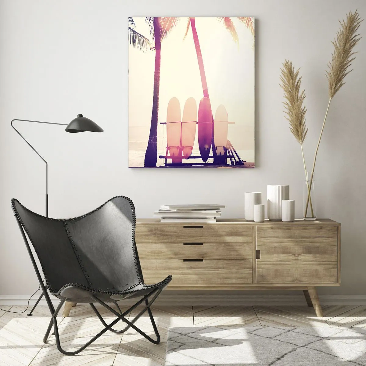 Glass picture - It Will Be a Wonderful Day - 80x120 cm