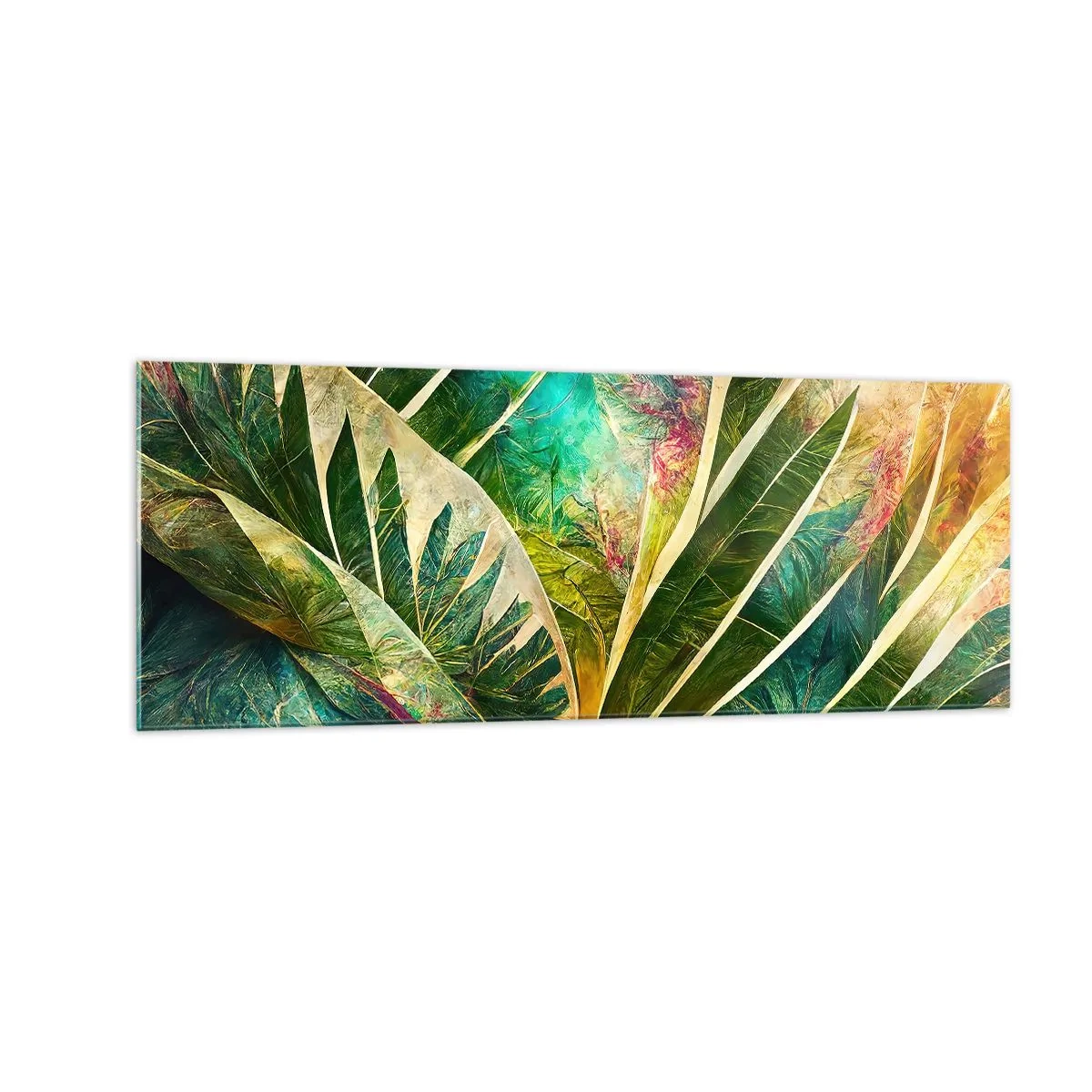 Glass picture - Colours of the Tropics - 140x50 cm