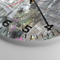 Clock face with numbers