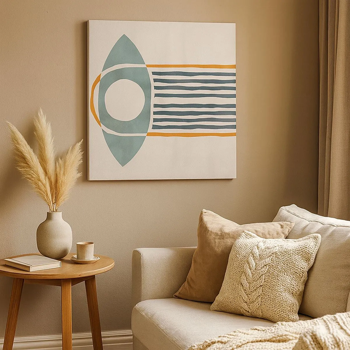 Canvas picture - Signs and Rituals - 30x30 cm