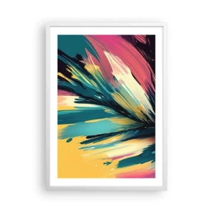 Poster in white frmae - Composition -Explosion of Joy - 50x70 cm