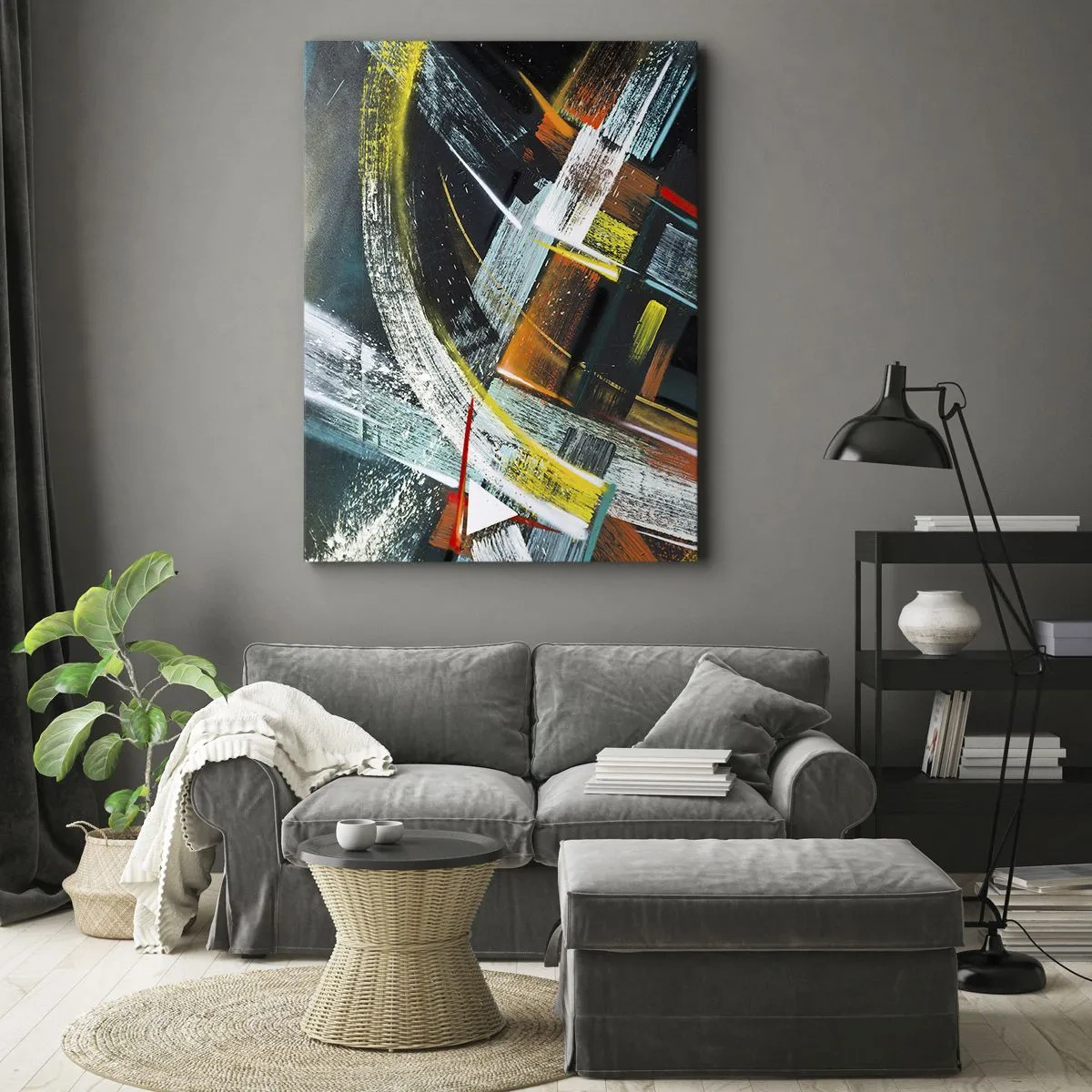 Canvas picture - Energy of Movement - 50x70 cm