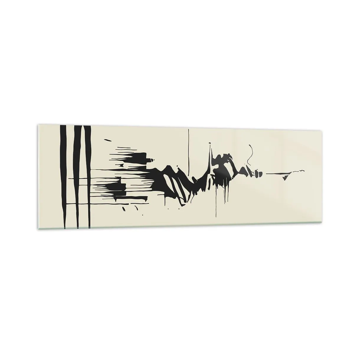 Glass picture - Hasty Abstract - 160x50 cm