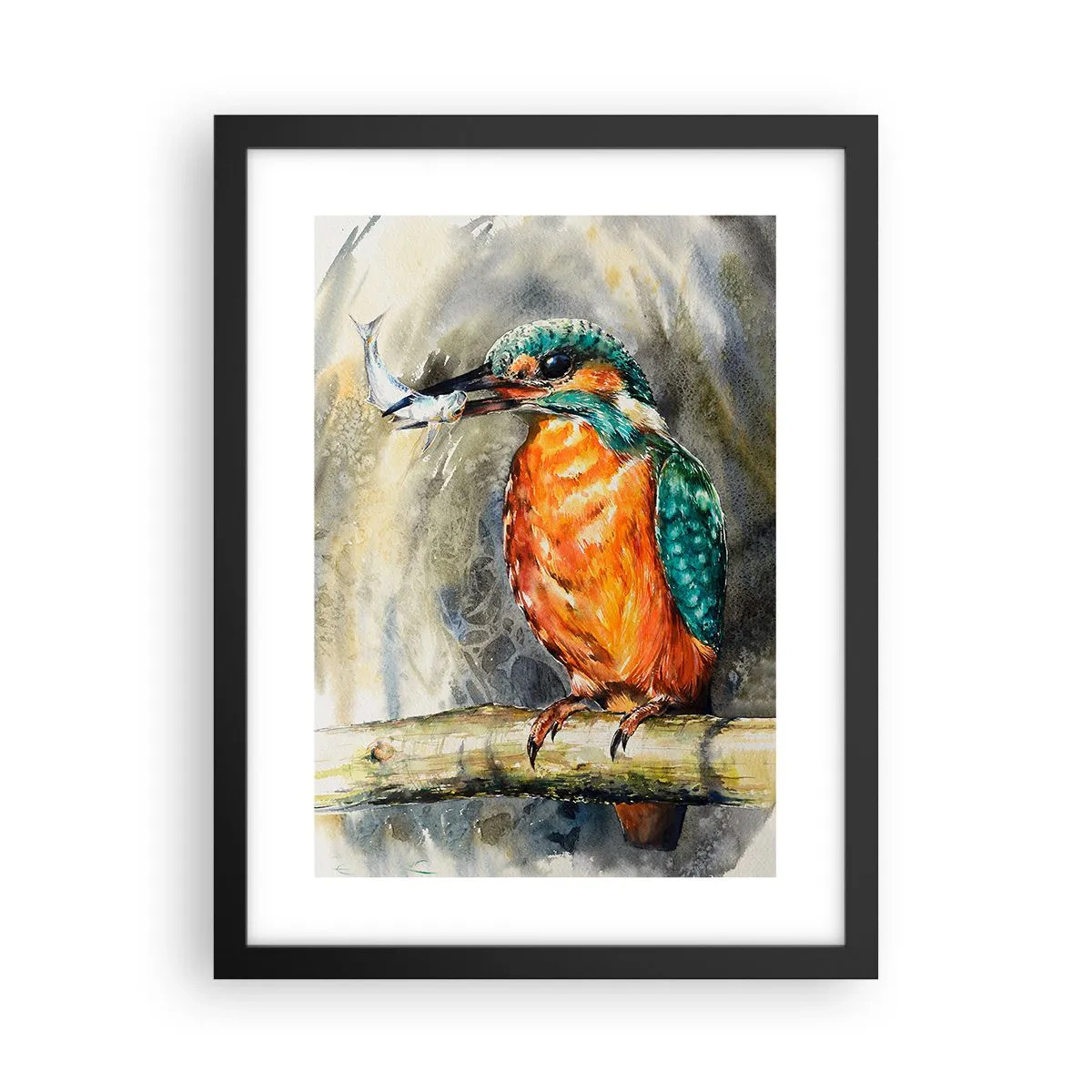 Poster in black frame - Law of Nature - 30x40 cm