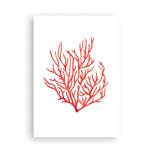 Poster - Coral Filigree - 70x100 cm