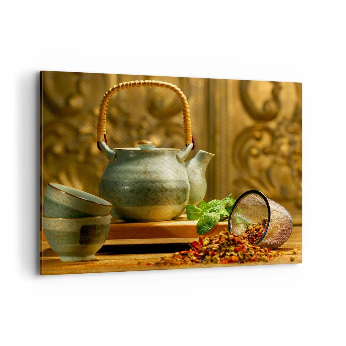 Canvas picture - Treaty about Drinking Tea - 100x70 cm