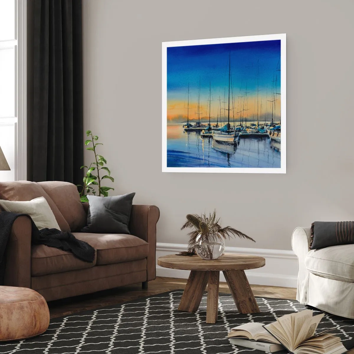 Poster - The End of a Good Day - 40x40 cm
