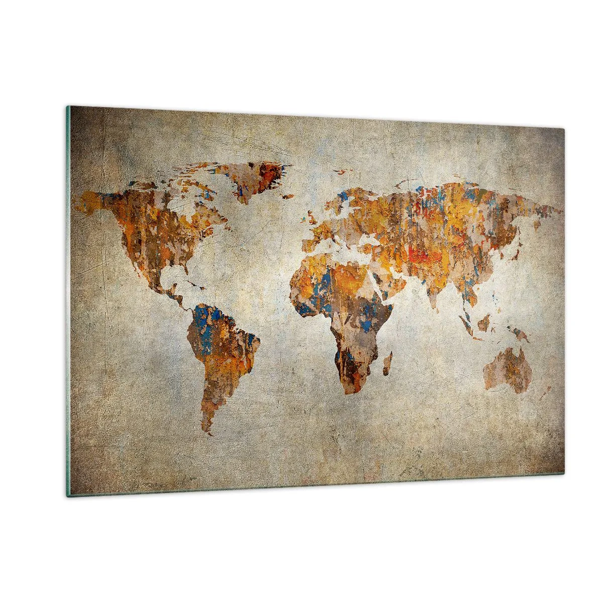 Glass picture - Really Big World - 120x80 cm