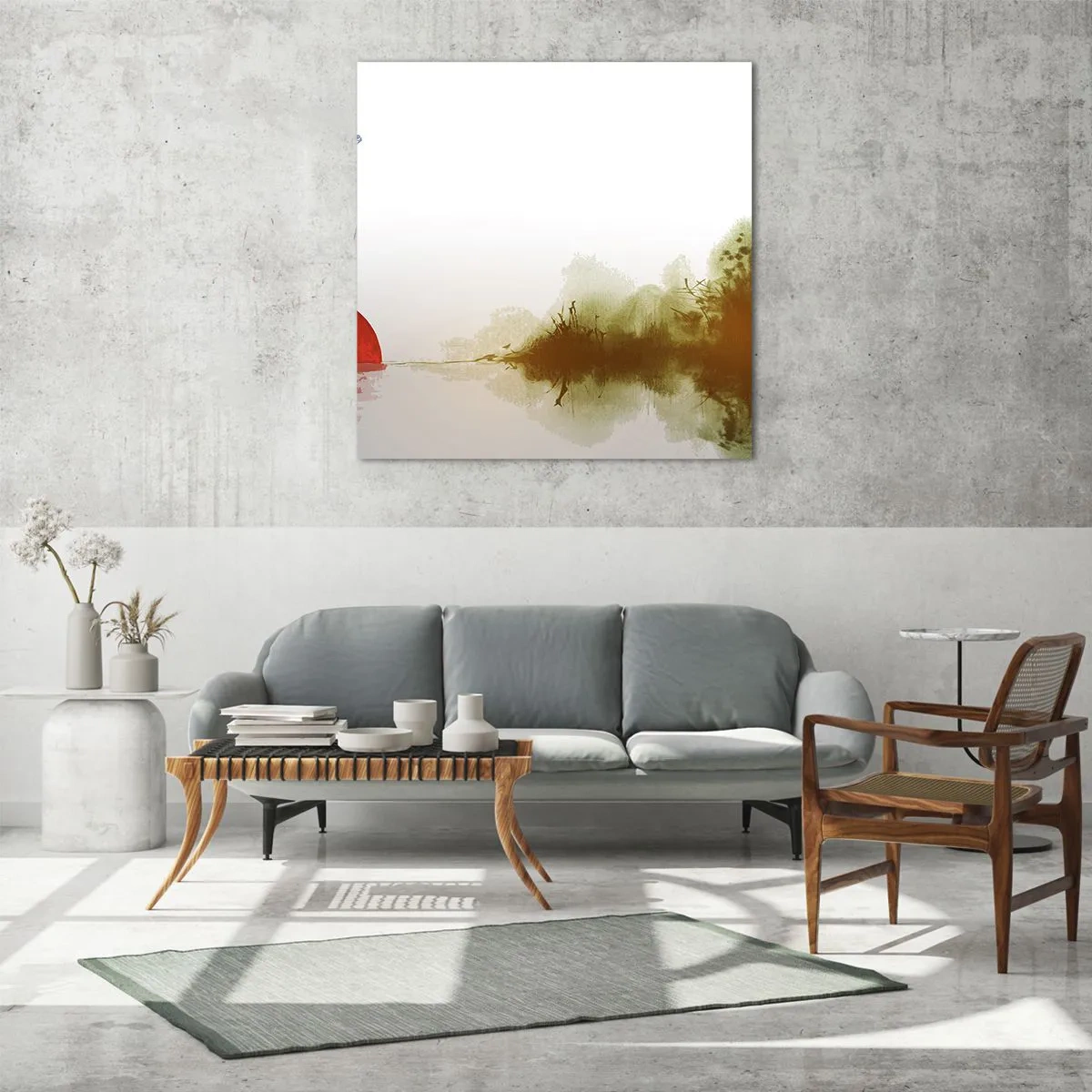 Glass picture - Promise of Peace - 60x60 cm