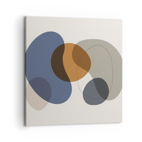 Canvas picture - Drops of Colours - 60x60 cm