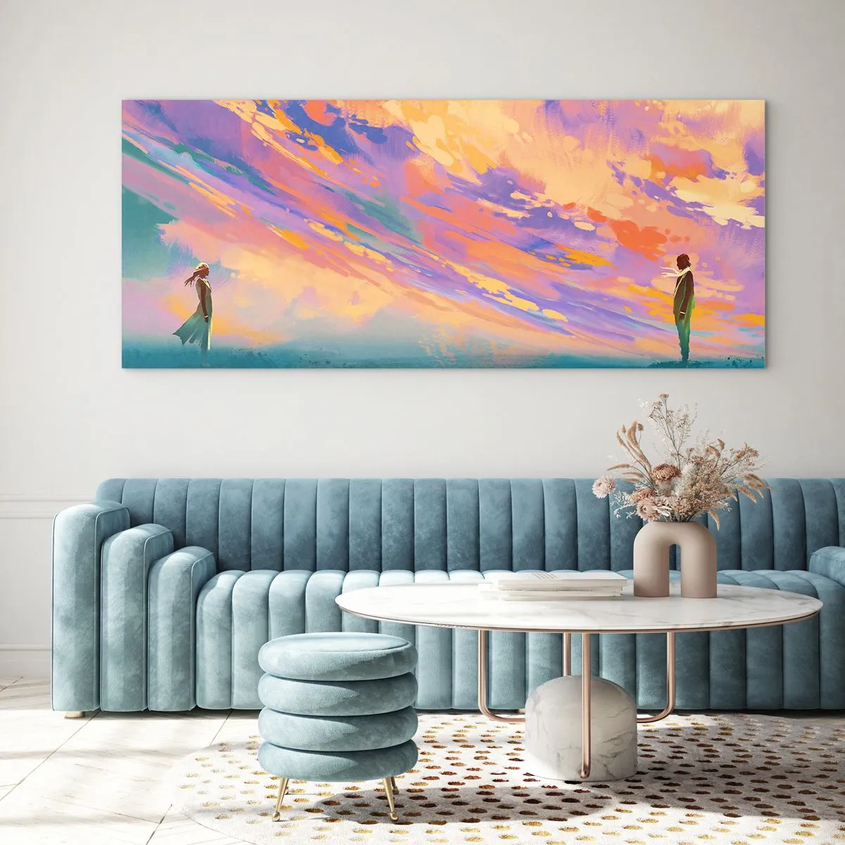 Glass picture - Power of Attraction - 100x40 cm