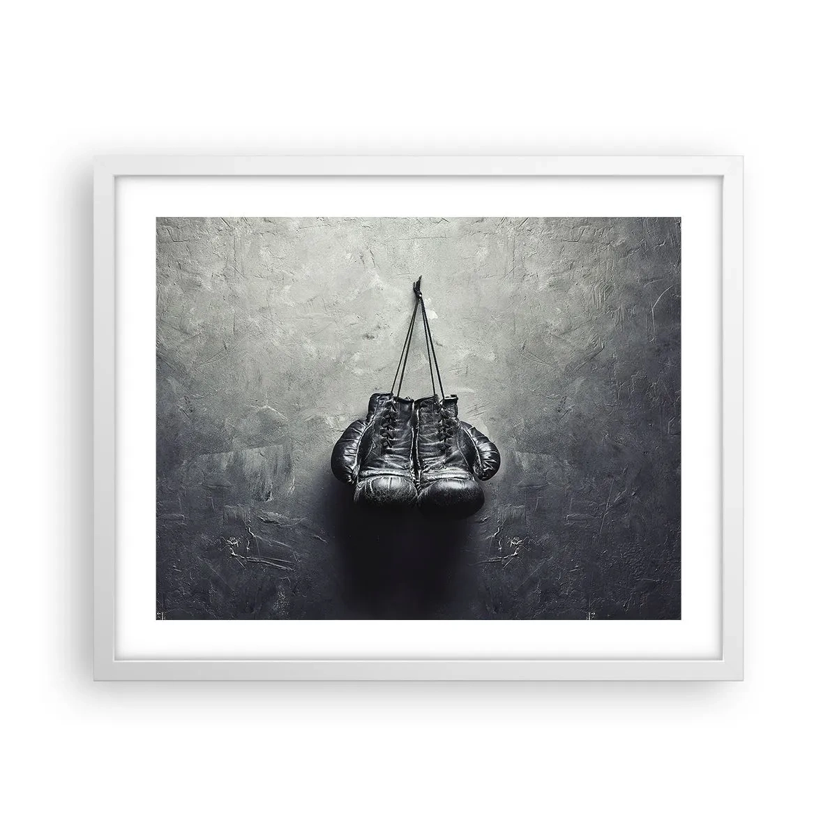 Poster in white frmae - A Time of Fight and a Time of Peace - 50x40 cm