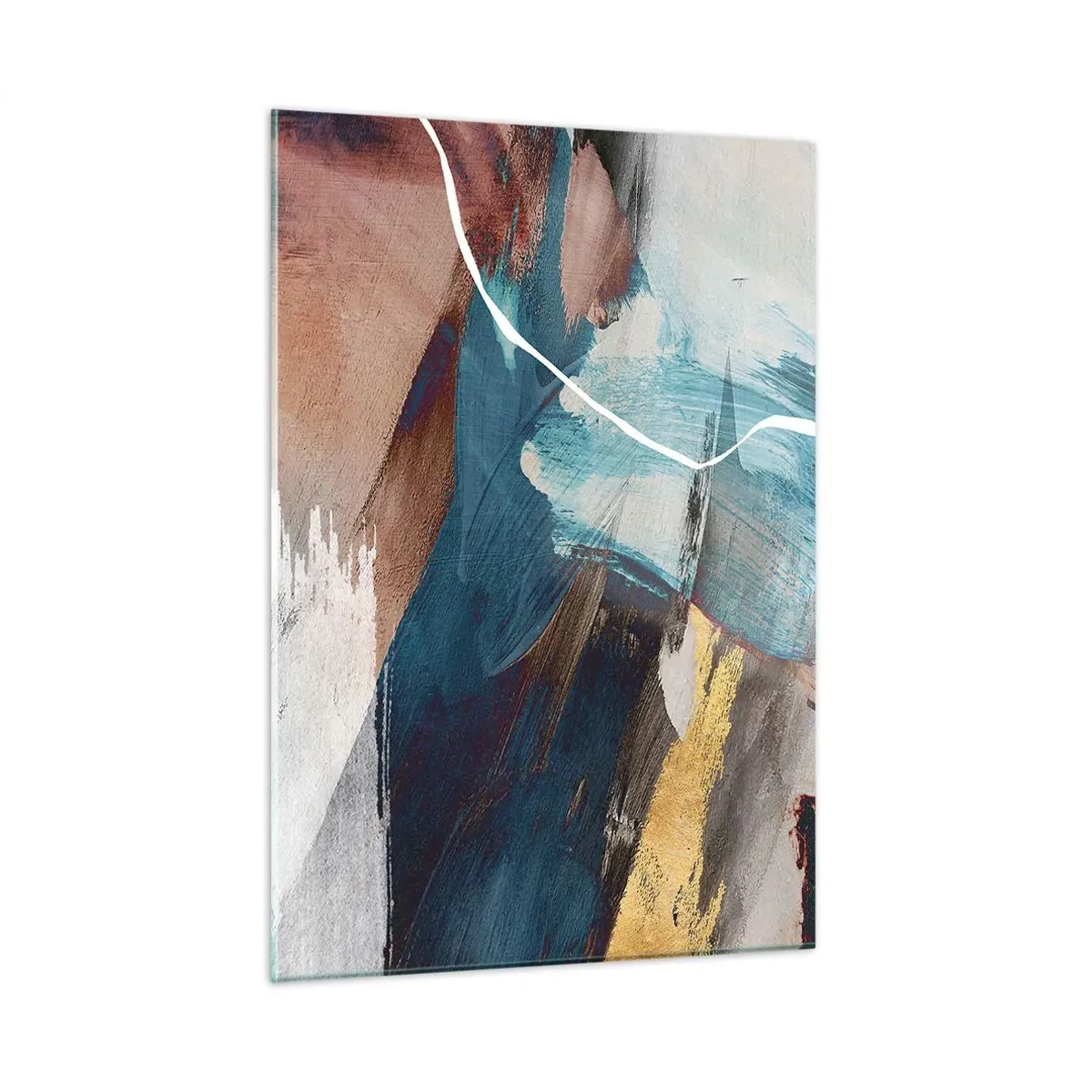 Glass picture - With Panache and Energy - 50x70 cm