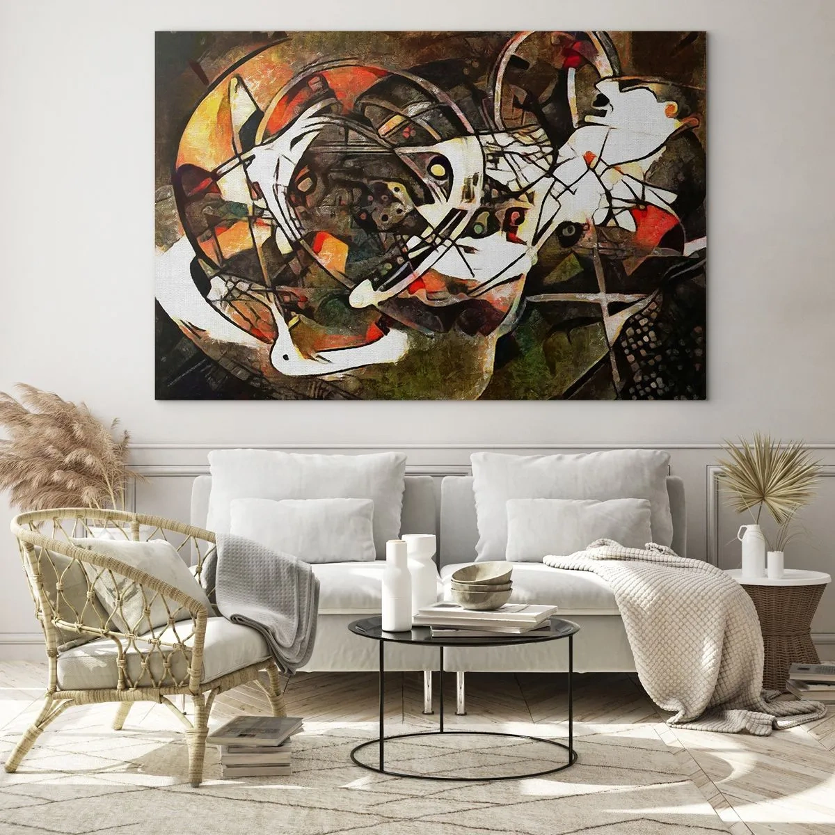 Glass picture - Can You Hear Movement? - 120x80 cm