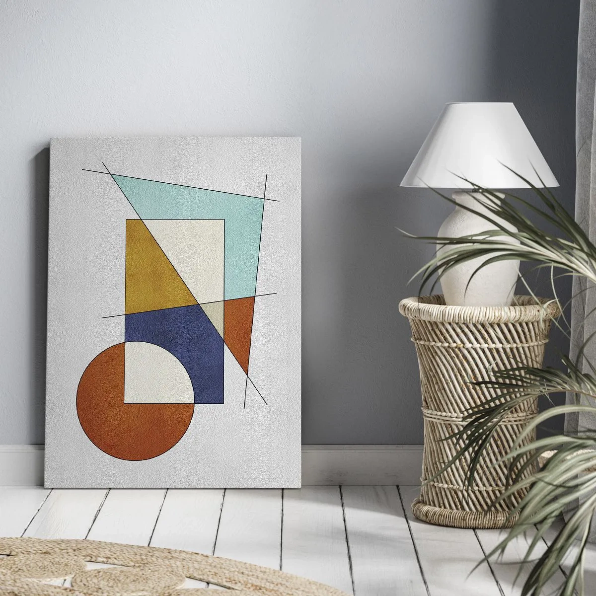 Canvas picture - Abstract: Modernist Fun - 55x100 cm