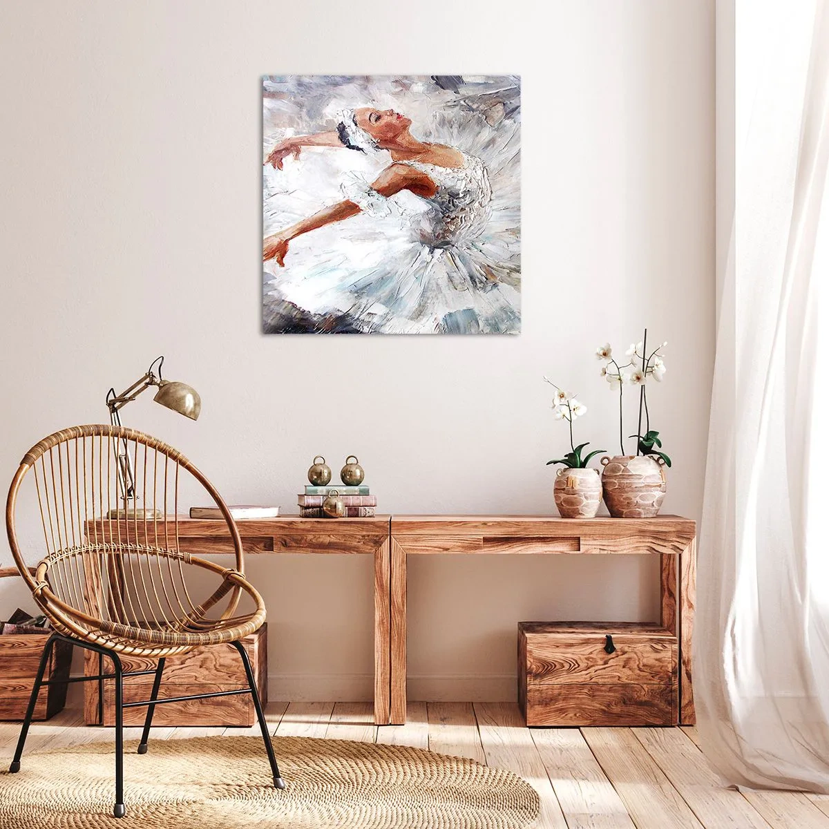 Canvas picture - Delicate and Light As a Tulle - 40x40 cm