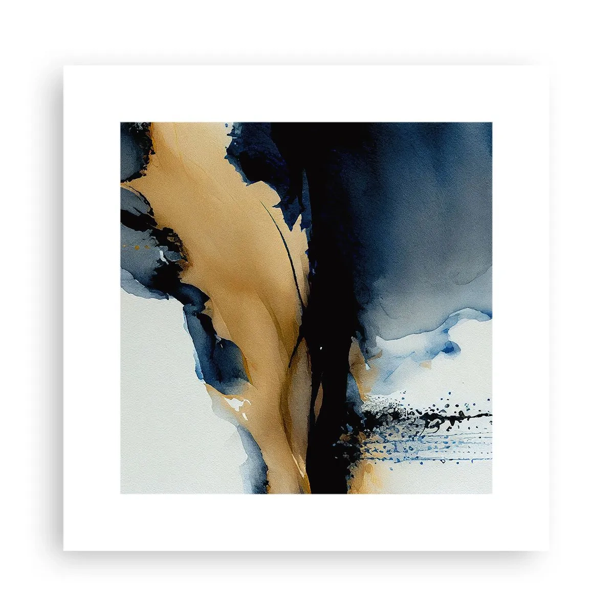 Poster - Behind the Curtain - 30x30 cm