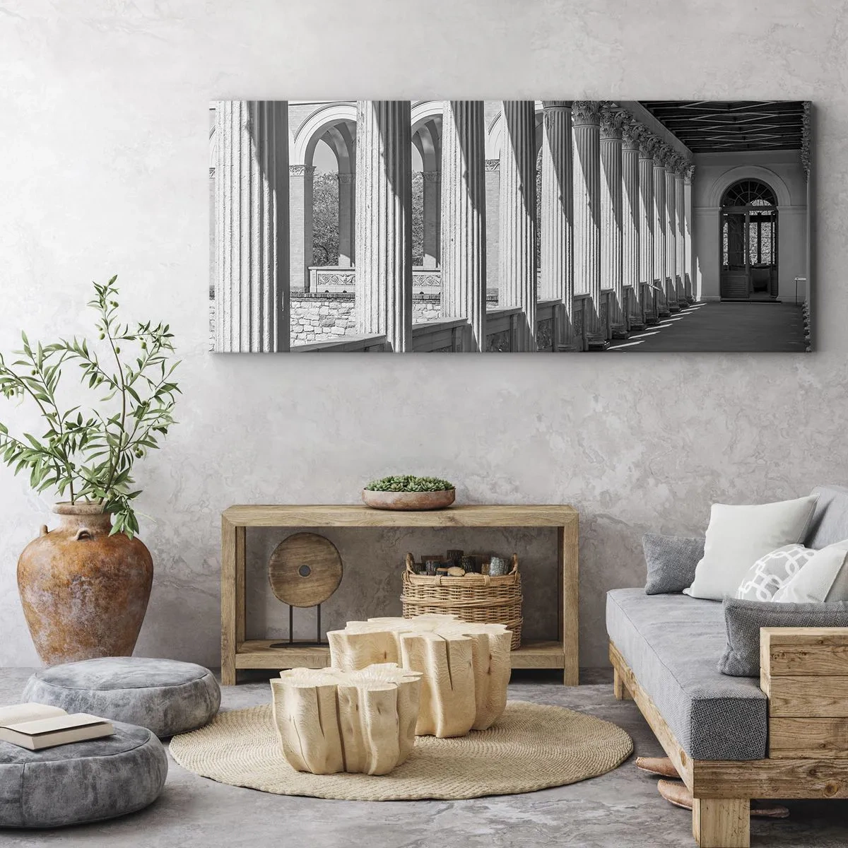 Canvas picture - Sunny Arcade - 100x40 cm