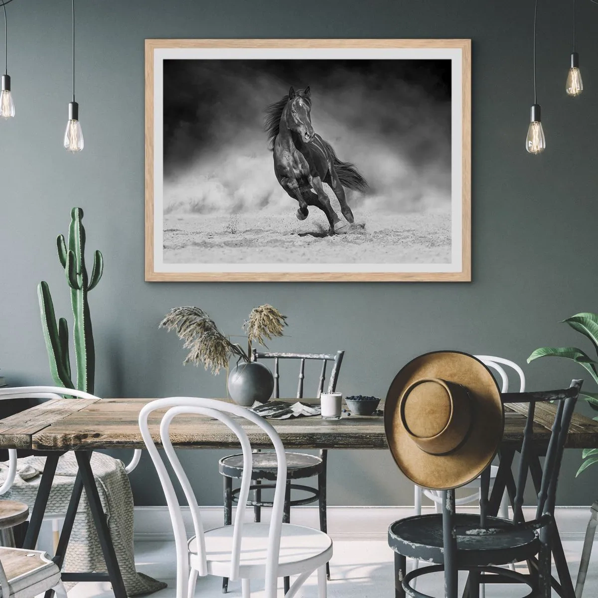 Poster in light oak frame - Worthy of Emir Himself - 91x61 cm