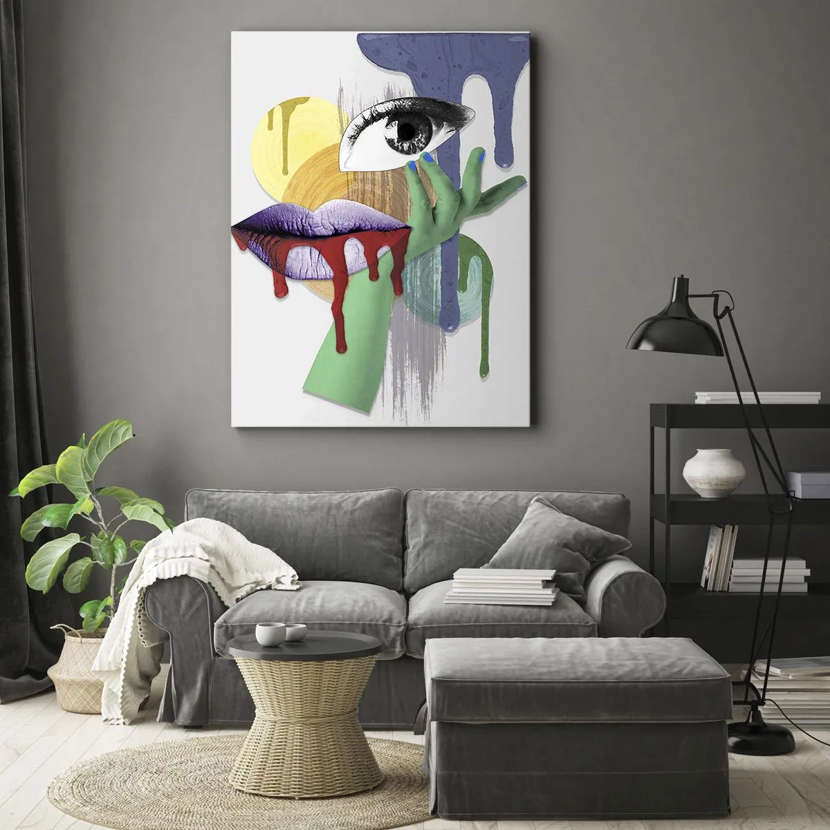 Canvas picture - Deconstructed Portrait - 70x100 cm