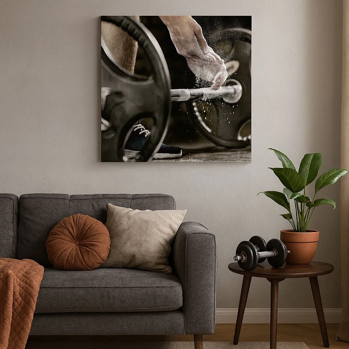 Canvas picture - Challenge Accepted! - 30x30 cm