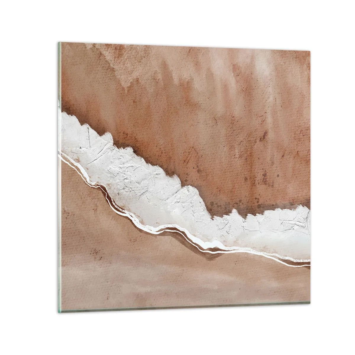 Glass picture - Earth Colours - 40x40 cm