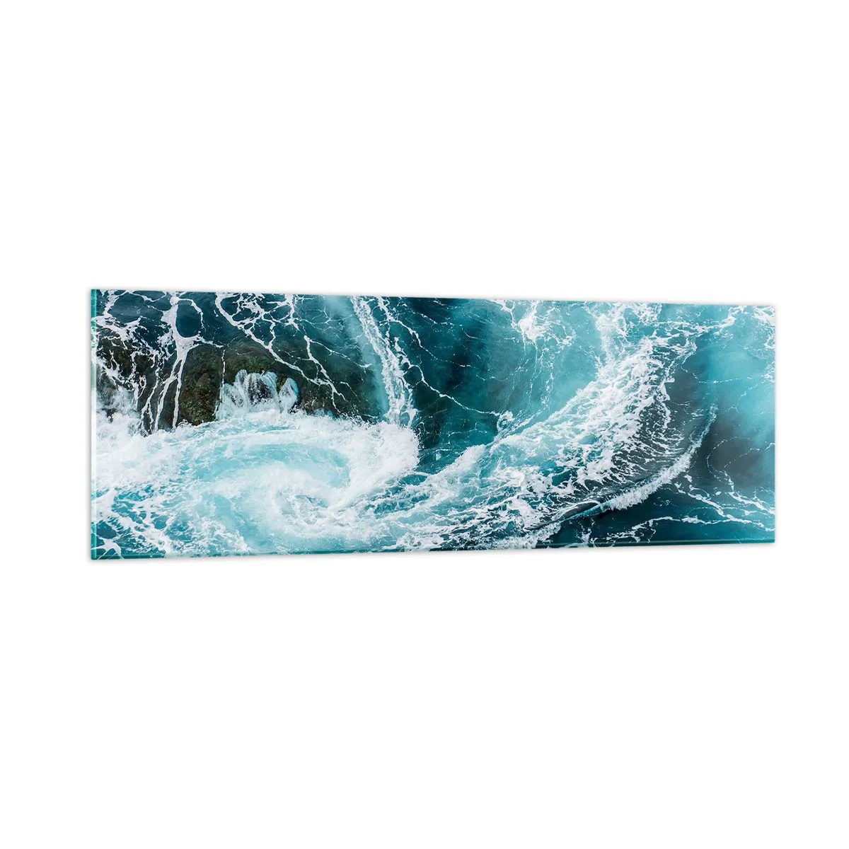 Glass picture - Gate to the Earth's Interior - 90x30 cm