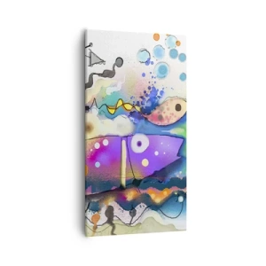 Canvas picture - No Words! - 55x100 cm