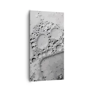 Canvas picture - Foamy Footprint - 65x120 cm