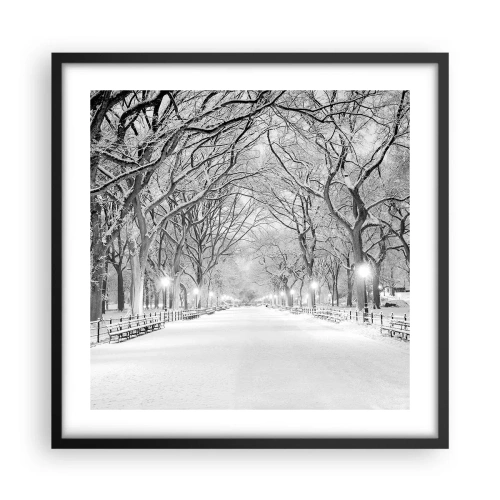 Poster in black frame - Four Seasons: Winter - 50x50 cm