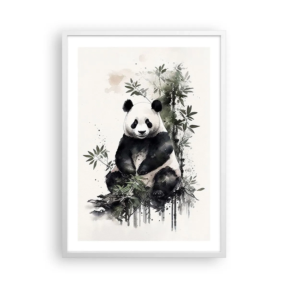 Poster in white frmae - Greetings from China - 50x70 cm