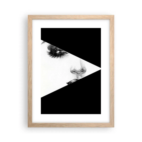 Poster in light oak frame - Forever Uncovered - 30x40 cm