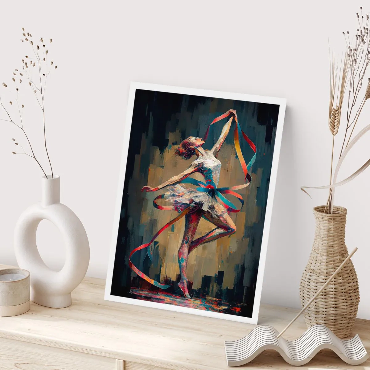 Poster - Dance with a Ribbon - 70x100 cm
