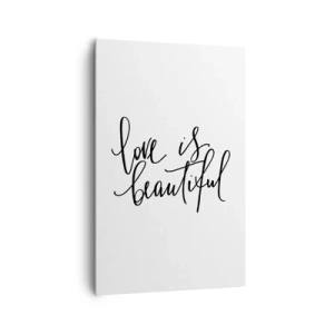 Canvas picture - Read and Repeat - 80x120 cm