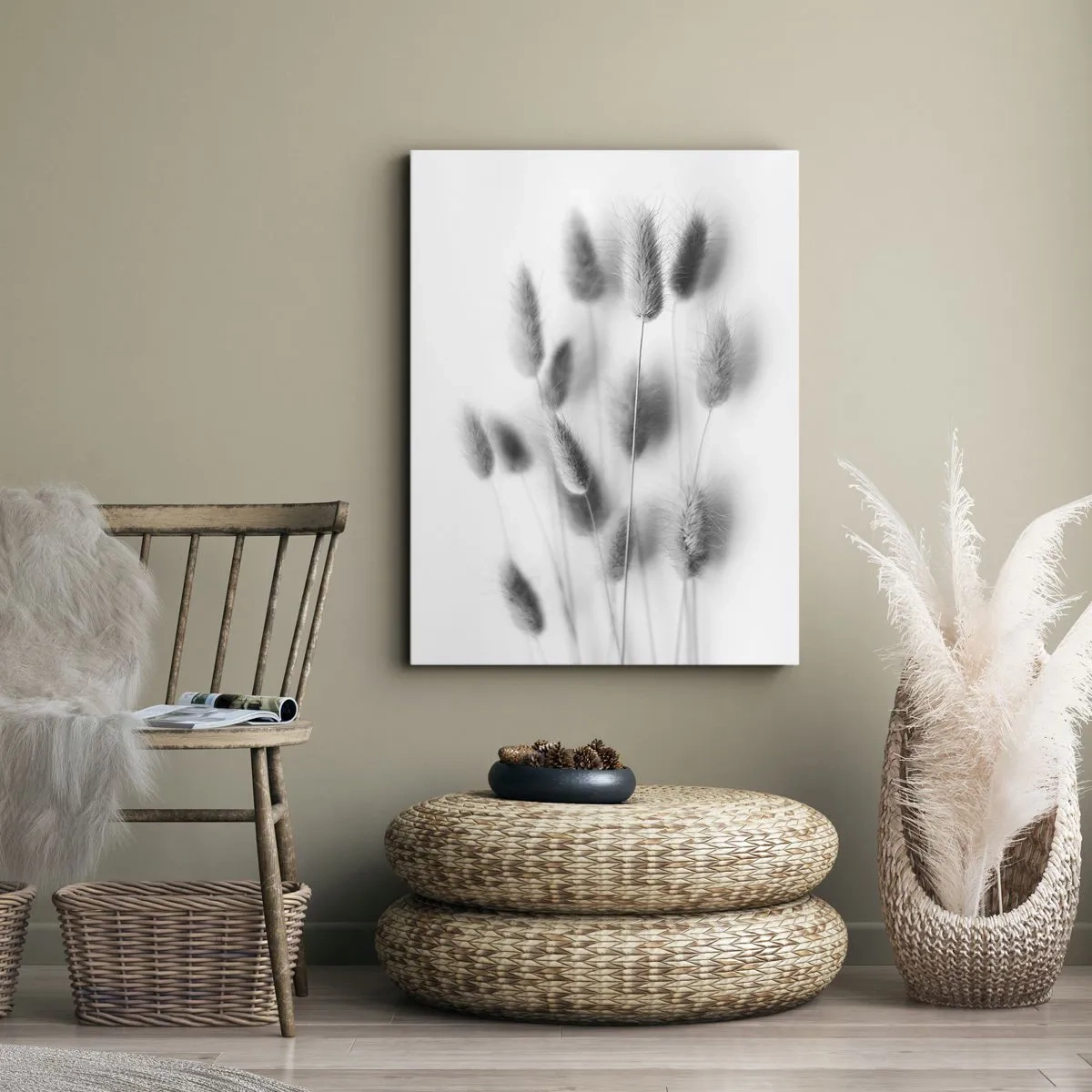 Canvas picture - Her Softness Grass - 80x120 cm