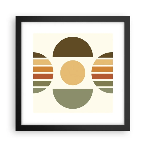 Poster in black frame - In the Colours of Soli - 30x30 cm