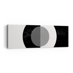Canvas picture - Harmony in Black and White - 90x30 cm