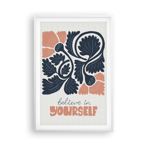 Poster in white frmae - May You Blossom - 61x91 cm